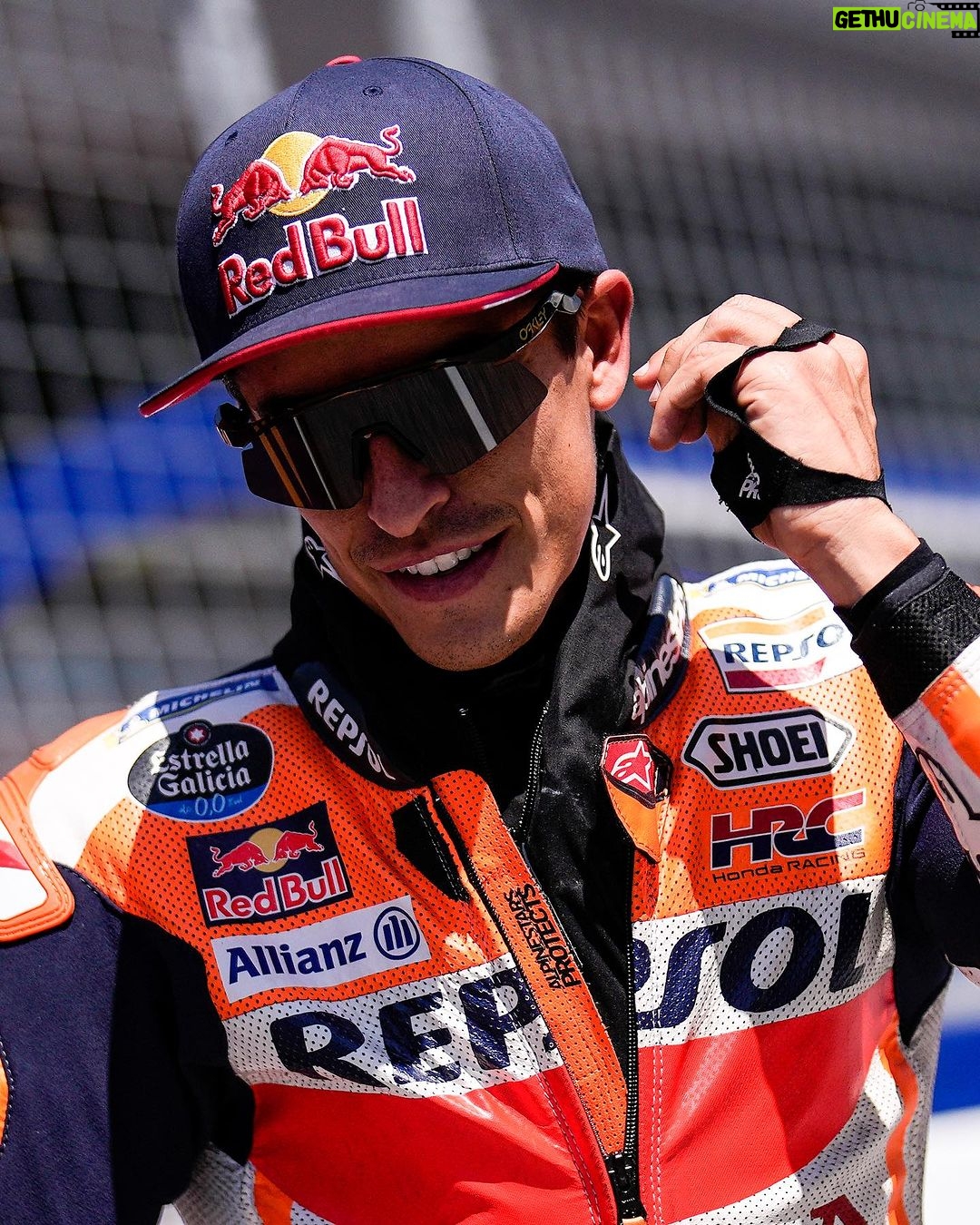 Marc Márquez Instagram - Primera carrera acabada 😬 Seguimos trabajando! P.12 Red Bull Ring
