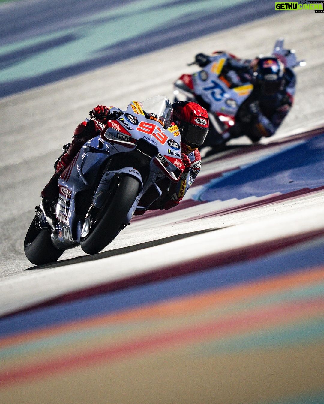 Marc Márquez Instagram - Pretemporada terminada!! Hemos ido por etapas paso a paso, aún queda mucho por aprender pero lo más importante es que cada vez me siento mejor. Gracias @gresiniracing! 🙌🏼 Preseason finished!! We have been going through step by step, there is still a lot to learn but the most important thing is that I feel better and better. Thanks! #QatarTest #MM93 Losail International Circuit
