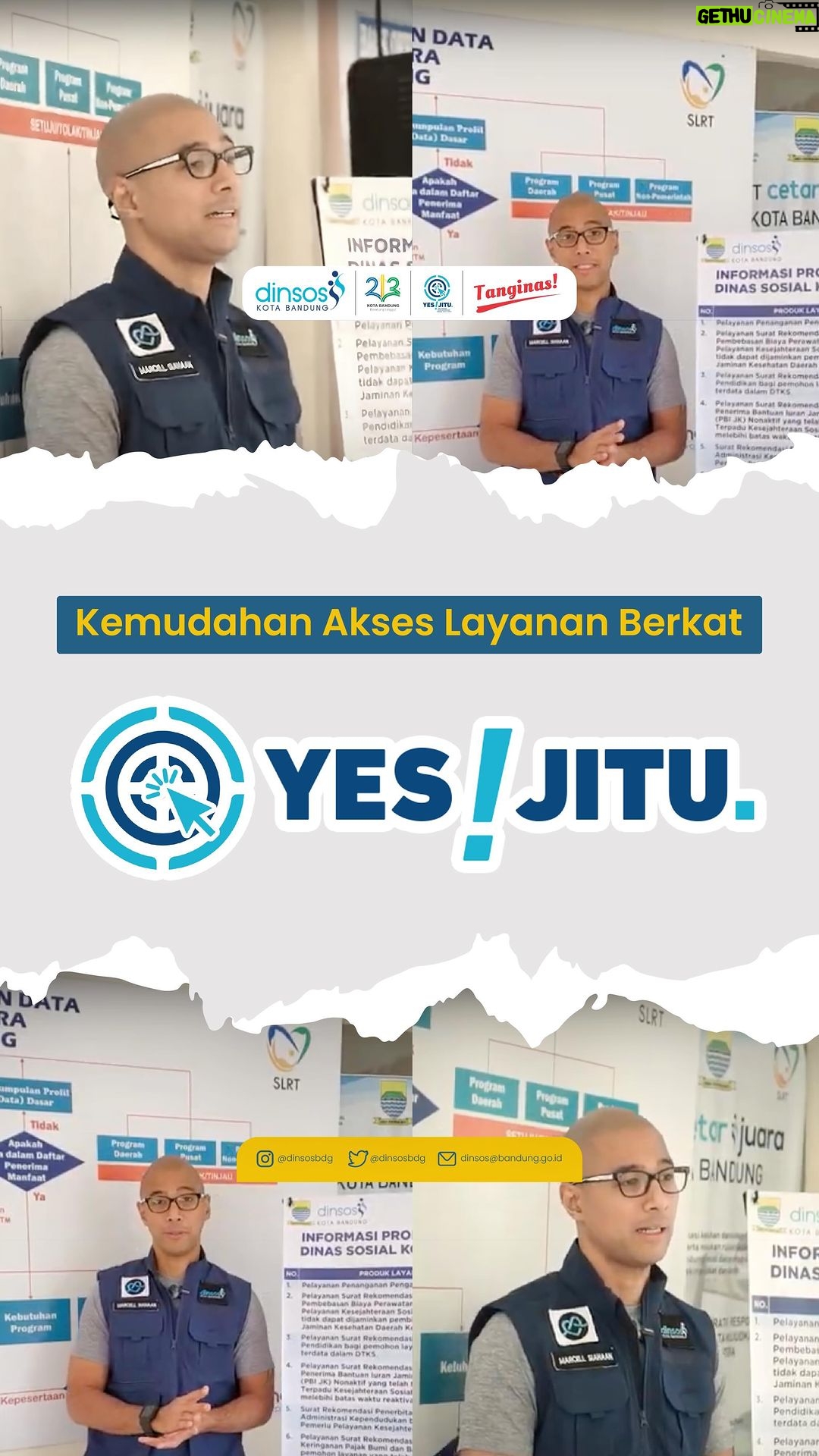 Marcell Siahaan - 257 Likes - Baraya Sosial Kota Bandung, melalui kolaborasi multisumber dalam integrasi layanan Yes! Jitu, para PPKS dan PSKS di Kota Bandung dapat lebih mudah mengakses pelayanan kesejahteraan sosial, dengan menggunakan single data yang nantinya lebih mudah dihubungkan ke para calon penerima manfaat.
Dinsos Tanginas!!
Salam Kesetiakawanan Sosial!!
@sonibakhtiyar
@kemensosri
@dinsosjabar
@humas_jabar
@halobandung
@humas_bandung
@kesra_kotabandung
#yesjitu #DinsosBDG #DinsosTanginas #PPKS #DinasSosialKotaBandung #dinsostanginas
