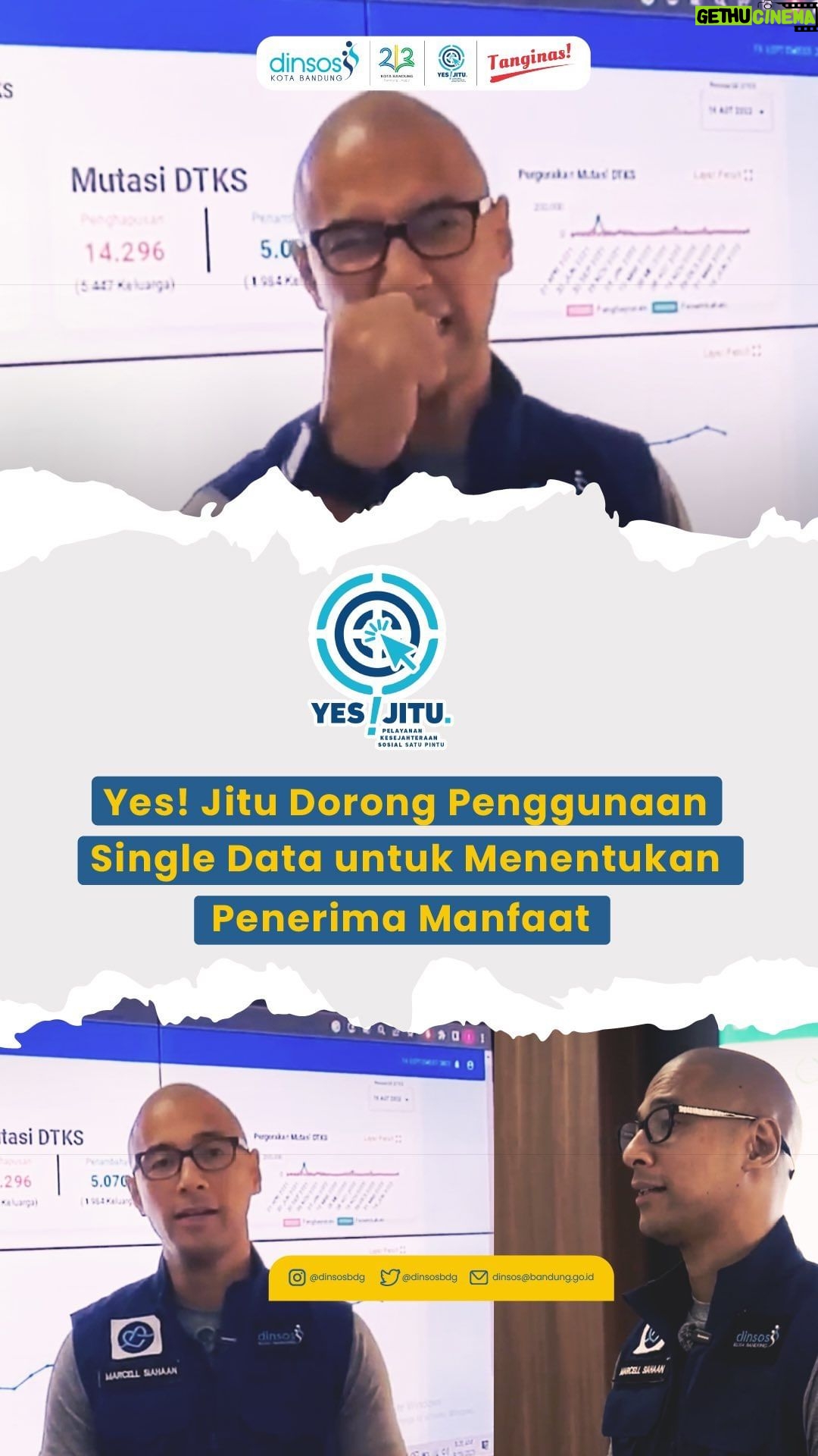 Marcell Siahaan - 216 Likes - Hallo Baraya Sosial Kota Bandung, dengan adanya Pelayanan Kesejahteraan Sosial Satu Pintu - Yes! Jitu, para calon penerima manfaat akan memakai data tunggal untuk mengakses berbagai program dan kegiatan pelayanan kesejahteraan sosial.
Harapannya, layanan integrasi Yes! Jitu ini bisa membantu meningkatkan kualitas penyelenggaraan kesejahteraan sosial masyarakat di kota Bandung.
Dinsos Tanginas!!
Salam Kesetiakawanan Sosial!!
@sonibakhtiyar
@kemensosri
@dinsosjabar
@humas_jabar
@halobandung
@humas_bandung
@kesra_kotabandung
#yesjitu #DinsosBDG #DinsosTanginas #PPKS #DinasSosialKotaBandung #dinsostanginas