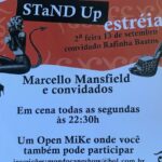 Marcelo Mansfield Instagram - No final de 2004 eu fui no Jo Soares anunciar que estavamos estreando Mondo Cane, primeiríssimo show de Stand Up Comedy em São Paulo … na plateia do show quem tava ??? Oscar Filho, Marcio Ribeiro , que em março de 2005 estariam comigo no Clube da Comedia , Bruno Motta e mais alguns comediantes … tinha que dar certo né?? #fun #funny #comedy #comedian #standupcomedy #amazing #love #comedia #comediastandup