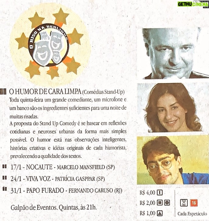 Marcelo Mansfield Instagram - #tbt : no SESC de Ribeirão Preto em Janeiro de 2008 a gente foi feliz … sucesso total do “O Riso na Berlinda” projeto que me deu alegria de ocupar o mesmo palco que dois dos neus idolos na comedia : Patricia Gaspar e Fernando Caruso !!! 🥰🥰🥰 #fun #sescribeirão #sescribeiraopreto #comedia #comedy #funny #love #amazing