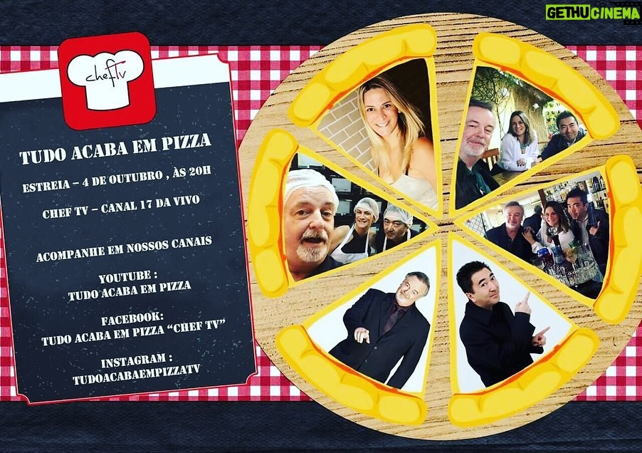 Marcelo Mansfield Instagram - Lembranças dos tempos idos 2: Hoje, dia de #tbt , saudades do programa “Tudo Acaba Em Pizza” que eu a Daniela Tesolin e o Marcos Aguena fizemos pra ChefTv por um bom tempo… a gente gravava toda semana na @numberoneburger e fazia um sucessinho gostoso na Tv a Cabo entre 2017-2018 !!! #fun #funny #tudoacabaempizza #conedy #tv #tvshow