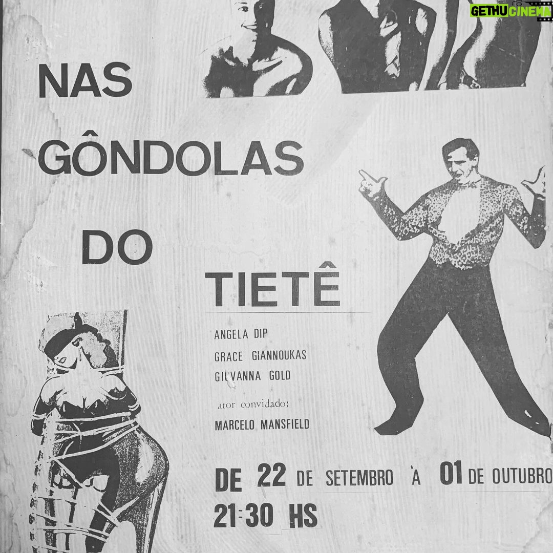 Marcelo Mansfield Instagram - Back in 1986 !!! “Gondolas do Tiete” fazia sucesso …. As vezes : uns dias plateia cheia, outras meia boca … bom treino pra gente ver como funciona o sucesso de um espetáculo !!! #comedia #comedy #fun #funny #amazing #ccsp