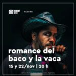 Marco Antonio Caponi Instagram - BACO ES UN UNIPERSONAL EN VERSO GAUCHESCO. LA TRADICIÓN RURAL MÁS NETAMENTE ARGENTINA SE MEZCLA CON LA ÉPICA GRIEGA Y EL BLUES. EL UNIVERSO SONORO CREADO POR ESTE GAUCHO CON SU HUMILDE VIOLA´E LATA HECHA CON RESTOS DE BASURA Y SU PRODIGIOSA Y PERTURBADORA MEMORIA, NOS SUMERGIRÁ EN IMÁGENES Y PAISAJES, CON HUMOR Y SITUACIONES DELIRANTES, TAN DELIRANTES COMO SU VERDADERA HISTORIA DE AMOR. Miércoles 15 y 22 de Noviembre Link en bio