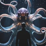 Marco Antonio Caponi Instagram - NOT HUMAN…. Así cómo se descubrieron las frecuencias moduladas, hemos encontrado al mejor estilo de Alicia agujeros negros que nos trasladan a la multiplicidad infinita de dimensiones en simultáneo, universos repletos de frecuencias visuales. No se quien es este humano pero ha sintonizado su idéntico mundo con el mío; me ha traído un mensaje e intento decodificarlo; Hablamos a través del theremin y nos crecen sus tentáculos; ha hecho de mi un espectro, perteneciente a una nueva naturaleza… artificial. ¿Quien es? ¿Quien soy? ¿A dónde estoy? ¿A dónde vamos? Ya no seré el mismo P.U.L.P.O L.A.N.A.V.E :Prompt, producción y dirección #lanavepulpo #multiplicidaddemundos #prompt #art #AI I’m mutating... Just as modulated frequencies were discovered, we have found, in the best Alice style, black holes that transport us to the infinite multiplicity of dimensions simultaneously, universes full of visual frequencies. I don’t know who this human is but he has tuned his identical world to mine; He has brought me a message and I am trying to decode it; We talk through the theremin and he answers me by dancing with his tentacles; He has made me a ghost, belonging to a new nature... artificial. Who is he? Who I am? Where am I? Where we go? OCTOPUS L.A.N.A.V.E: Prompt, production and direction #lanavepulpo #multiplicityofworlds #prompt #art #AI Galaxia Box