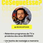 Marcos Mion Instagram - SE LIGA NOS INDICADOS DA SEMANA! 🤩😱 Aqui no #CeSegueEsse, o #TimeMionzera sempre traz perfis que vão diversificar o seu feed: 💥 Karine Schmitberger (@karineschmitberger): aqui você vai encontrar vídeos com receitas inclusivas para pessoas que não podem comer glúten, leite, açúcar ou ovos. Em 2014, a Karine descobriu que tinha alergia alimentar e por isso teve que se adaptar. Agora, ela compartilha as suas receitas para que outras pessoas na mesma condição tenham mais qualidade de vida. 💥 Jean Capoani (@jeancapoani): nesse perfil a nostalgia bate forte! O Jean faz diversas seleções relembrando como era a programação das emissoras de TV nos anos 90 e 2000, algumas vezes até dos anos 80. Quem viveu nessas épocas com certeza vai fazer uma viagem no tempo ao relembrar vinhetas, propagandas e produtos que marcaram gerações. 💥 Maurício e Michele (@maisumcasalpreto): esse casal formado por dois criadores de conteúdo resolveu se juntar durante a pandemia e criar esse perfil onde, além de mostrar momentos cotidianos, eles compartilham dicas de moda, beleza e fazem trends divertidas, sempre com muito estilo. Sem dúvidas, eles irão inspirar suas combinações e looks daqui pra frente! E aí, qual perfil com até 250K você quer ver aqui nas próximas semanas? COMENTE! ⤵️
