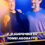 Marcos Mion Instagram - EU E MEU MANO SLY!! Do neida no finger pra embarcar!!! Que susto bom família @itau 👏🏼👏🏼👏🏼 Não esperava por essa! @officialslystallone