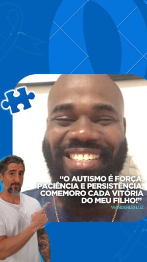 Marcos Mion Instagram - O Wanderlei Luz (@wandeco30oficial) é pai do João Bernardo de 3 anos, um autista nível 2 de suporte, não verbal. Ele é motoboy e fez um vídeo lindo que viralizou nas redes, eu mesmo fui marcado diversas vezes!

Esse espaço semanal é dedicado aos depoimentos de autistas, mas quando necessário, pais, mães e familiares tem a sua vez, como já aconteceu anteriormente.

Que esse relato seja força para famílias atípicas que passam pela mesma situação e que não abaixam a cabeça, colocando seus filhos e filhas em primeiro lugar. Acreditem, esse propósito é único! Como já falei antes: se existir um julgamento final e Deus me perguntar o que fiz da minha vida, vou responder, com o maior orgulho do mundo, que eu a dediquei ao Romeo. 

Não tenho dúvidas que o Wanderlei e outros pais e mães atípicos diriam o mesmo. CURTA e COMPARTILHE para que esse amor se transforme em conscientização! 🙏
#autismo #Autism