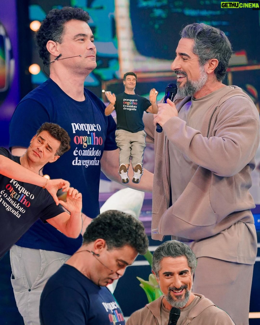 Marcos Mion Instagram - Perdemos o controle! O mix do #Caldeião de hoje tá especial. . Arraste pro lado pra ter noção do que eu tô falando. . E comentem aqui comigo. Assisto junto com vocês! 🫶🏻
