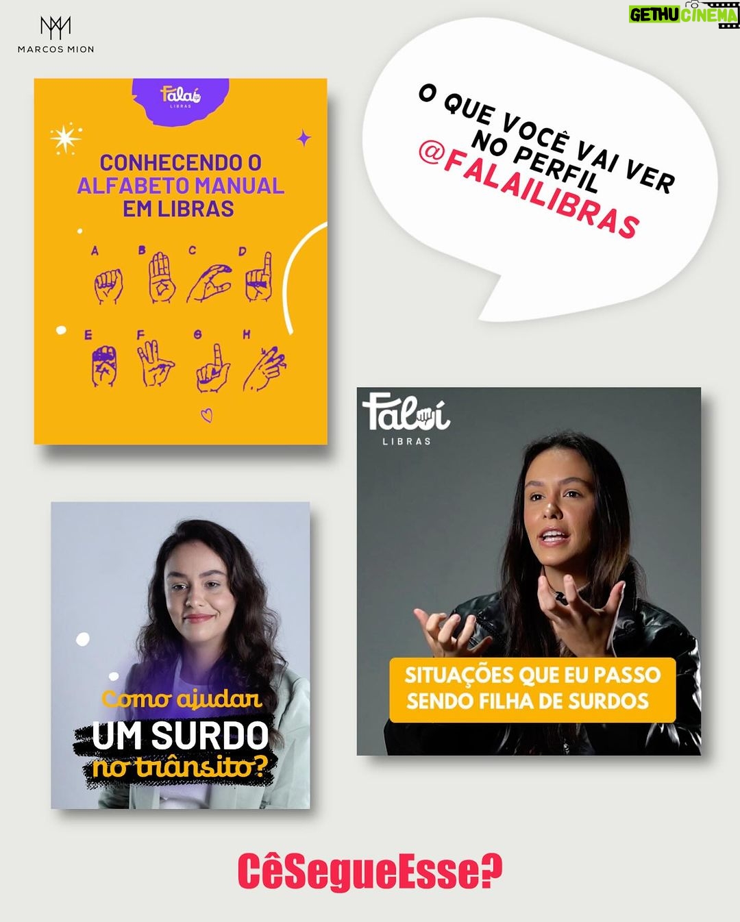 Marcos Mion Instagram - VOCÊ JÁ CONHECE ESSES PERFIS? ⤵️🤔🔍 💥Tainá Moser (@falailibras): você sabe o que é CODA? É uma palavra que identifica pessoas que são filhos de pais surdos - Children Of Deaf Adults - que é o caso dessa criadora de conteúdo. Ela conta que aprendeu Libras antes mesmo do português e em seu perfil, ensina a língua e também traz curiosidades, criando igualdade e inclusão. 💥 Hildon de Melo (camaleao_albino): ele é professor de filosofia, escritor e monitor cultural. Atualmente ele faz parte de um grupo chamado Parla, que organiza visitas nos principais museus de São Paulo. Ele posta diversos vídeos de suas monitorias em que explica detalhes de quadros e esculturas que vão te dar um contexto histórico único. 💥 Fil Felipe (@filfelipe): até quem não é sneakerhead vai curtir esse perfil! Aqui, esse colecionador de sneakers usa o seu talento na fotografia pra fazer belas fotos e composições, sempre colocando os mais incríveis modelos como protagonistas. Além das fotos, nas legendas você entende mais sobre os detalhes do sneaker em questão. Agora é a sua vez! Corre nos comentários pra indicar um perfil com até 250K de inscritos para aparecer nas próximas edições 👇