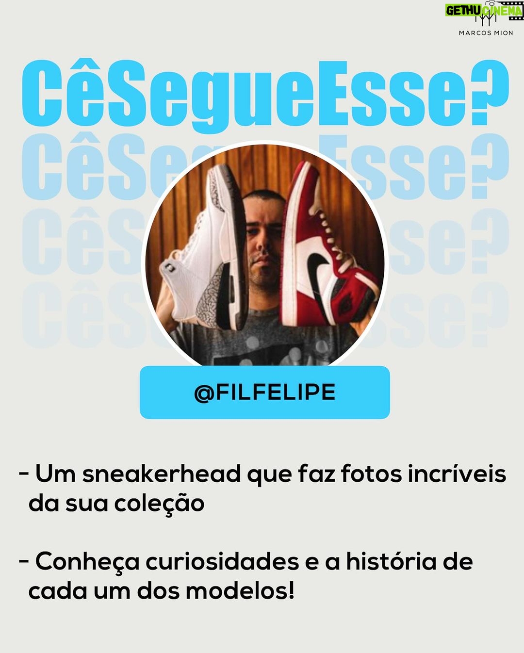 Marcos Mion Instagram - VOCÊ JÁ CONHECE ESSES PERFIS? ⤵️🤔🔍 💥Tainá Moser (@falailibras): você sabe o que é CODA? É uma palavra que identifica pessoas que são filhos de pais surdos - Children Of Deaf Adults - que é o caso dessa criadora de conteúdo. Ela conta que aprendeu Libras antes mesmo do português e em seu perfil, ensina a língua e também traz curiosidades, criando igualdade e inclusão. 💥 Hildon de Melo (camaleao_albino): ele é professor de filosofia, escritor e monitor cultural. Atualmente ele faz parte de um grupo chamado Parla, que organiza visitas nos principais museus de São Paulo. Ele posta diversos vídeos de suas monitorias em que explica detalhes de quadros e esculturas que vão te dar um contexto histórico único. 💥 Fil Felipe (@filfelipe): até quem não é sneakerhead vai curtir esse perfil! Aqui, esse colecionador de sneakers usa o seu talento na fotografia pra fazer belas fotos e composições, sempre colocando os mais incríveis modelos como protagonistas. Além das fotos, nas legendas você entende mais sobre os detalhes do sneaker em questão. Agora é a sua vez! Corre nos comentários pra indicar um perfil com até 250K de inscritos para aparecer nas próximas edições 👇