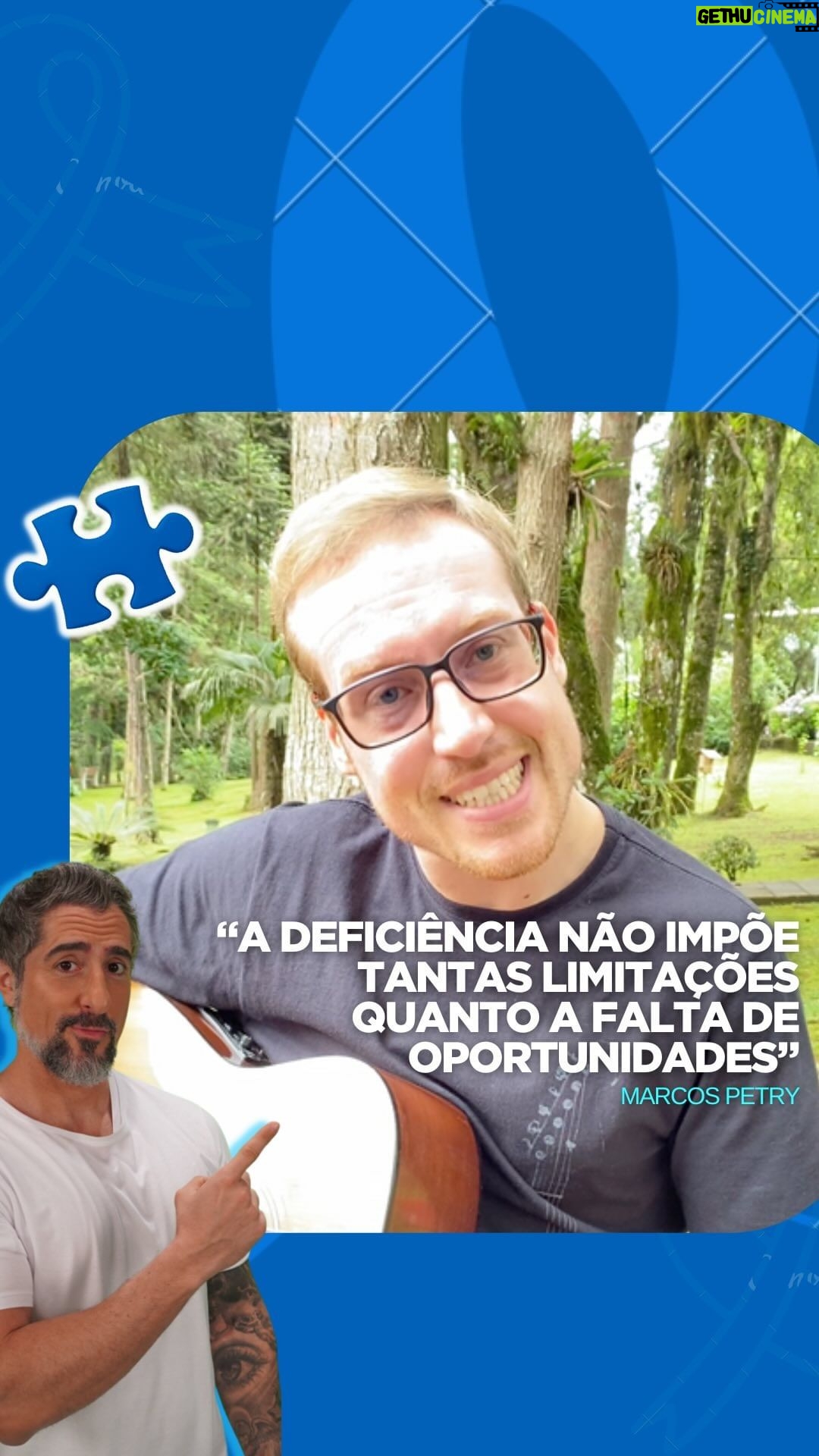 Marcos Mion Instagram - ESSA MENSAGEM É PODEROSA! 🙏 O Marcos Petry (@omarcospetry) é escritor, palestrante, criador de conteúdo e músico. Ele dedica grande parte da sua vida ao ativismo, sempre levando conscientização e inclusão através de suas próprias experiências como autista. É incrível como ele e muitos outros autistas superam seus próprios desafios nessa missão de construir um mundo melhor e mais acolhedor para quem faz parte do espectro. Eles enfrentam auditórios, lugares barulhentos e até o inesperado para promover a causa e lutar por mais oportunidades e direitos. Um trabalho que precisa ser reconhecido! CURTA, COMENTE e deixe o seu apoio 💪👊
