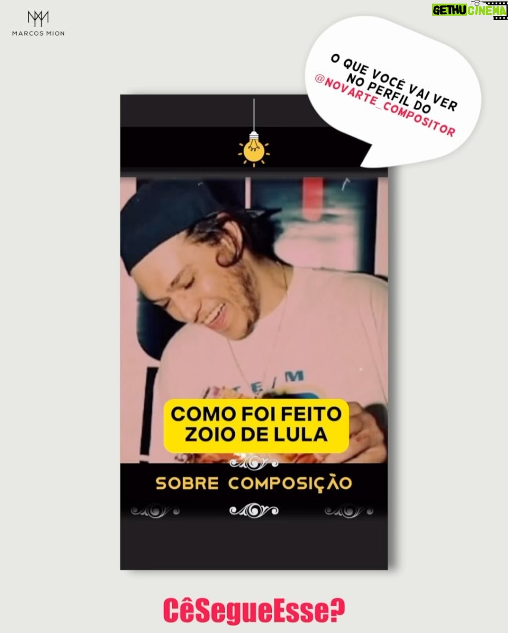Marcos Mion Instagram - AQUI TEM NOVIDADES PARA O SEU FEED! 🤩 Essa é mais uma edição do #CeSegueEsse com uma curadoria incrível de perfis feita pelo #TimeMionzera: 💥 Claudio Novarte (@novarte_compositor): ele é um compositor do Rio de Janeiro e em seu perfil, além de postar alguns dos seus trabalhos, ele também reúne cortes de entrevistas e podcasts onde cantores e músicos contam curiosidades sobre a criação de grandes sucessos da música. Algumas histórias vão te surpreender! 💥 Tamy Souza (@_pretabacana): usando todo o seu conhecimento sobre maquiagem para peles pretas, ela leva empoderamento e posta muitas dicas de moda e beleza. A Tamy também é criadora do concurso Miss Beleza Negra Real e é CEO da primeira loja de make para pele preta do Brasil. 💥 Novembro Azul (@novembroazuloficial): esse é o mês de lembrar algo importante e que, na verdade, deve ser lembrado o ano inteiro: prevenção na saúde masculina. Seguindo esse perfil você recebe informações que trazem consciência sobre o câncer de próstata e os exames preventivos indispensáveis e que fazem toda a diferença. Qual perfil com até 250K de inscritos você quer ver aqui nas próximas semanas??? COMENTE! ⬇️⬇️⬇️