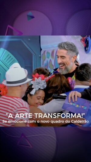 Marcos Mion Instagram - QUEM NÃO SE EMOCIONAR JA EMPEDROU POR DENTRO! 🥲

É com muita emoção e um orgulho que não cabe no peito que mostro pra vocês o novo quadro do @caldeiraocommion chamado “Caldeirão Informa: Arte Transforma”!

A arte me transformou e segue transformando a vida de milhões de pessoas, principalmente os PcD’s, Pessoas com Deficiência. 

Lembram daquela apresentação de Natal que o Romeo fez no #Caldeirola? Essa foi a inspiração pra seguir dando espaço e mostrar ao mundo que a limitação dos PcD’s tá na cabeça de quem vê.

Agora mande os seus parabéns aqui nos comentários pra @ciadowndance. Eles merecem demais pelo show que deram no palco do #Caldeirão!!! 
#ArteTransforma