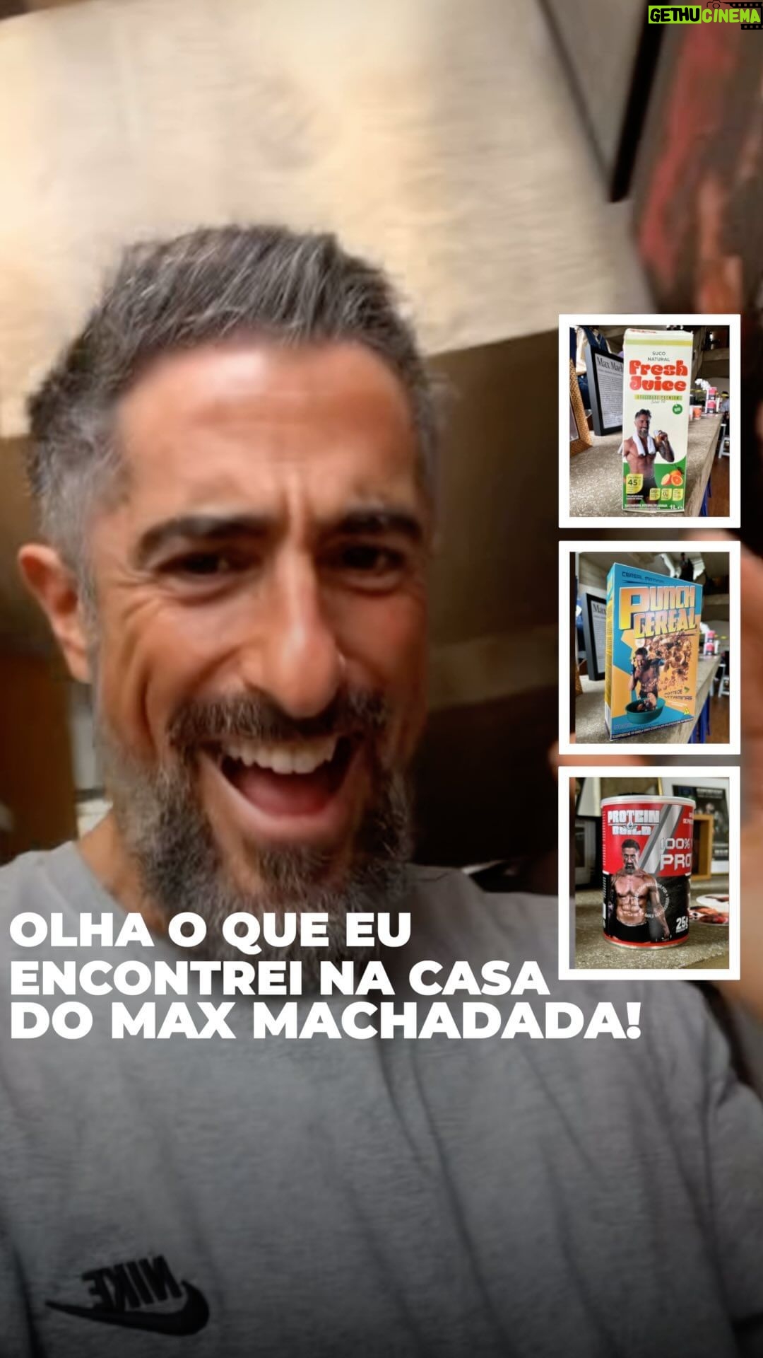 Marcos Mion Instagram - ISSO VOCÊ NÃO PODERIA IMAGINAR! . Cinema é feito nos mínimos detalhes! A produção de arte cria os mundos dos personagens com perfeição. A maioria das coisas nem aparecem no ar, mas são esses detalhes que fazem a vida daquelas pessoas passar a existir. Entrei pela primeira vez hoje na casa do meu personagem, Max Machadada, campeão mundial de #MMA e olha tudo que encontrei! 🤯