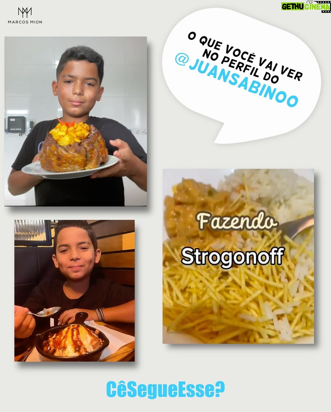 Marcos Mion Instagram - OLHA O QUE CHEGOU!👇🤩 São as indicações de perfis imperdíveis do #CeSegueEsse que você precisa conhecer e seguir: 💥 Joyce Dias (@joyceatipica): ela é mãe do Isaac, um garotinho no espectro autista e da Angelina, que no momento está em investigação do diagnóstico. Ela compartilha sua rotina e algumas reflexões profundas, tudo com o objetivo de oferecer apoio e inspiração para outras famílias que enfrentam desafios semelhantes. 💥 Cortes MPB (@cortesmpb): esse perfil leva você para os bastidores das carreiras dos maiores cantores e compositores da Música Popular Brasileira! A cada postagem você irá encontrar cortes de entrevistas, onde os artistas compartilham curiosidades sobre suas trajetórias e as histórias por trás das músicas que se tornaram trilhas sonoras de nossas vidas. 💥 Juan Sabino (@juansabinoo): esse garoto da Baixada Santista de apenas 11 anos ama cozinhar e já é daqueles cozinheiros de mão cheia! Ele faz vídeos ensinando receitas e está se destacando pelas suas habilidades. Em uma entrevista, contou que sonha em ser um Chef e ter seu próprio restaurante que vai se chamar “Don Juan”. Daqueles sonhos que vale seguir e apoiar! Aqui você também pode participar enviando a suas 🫵 indicações (perfis com até 250K de inscritos) nos comentários ⬇️