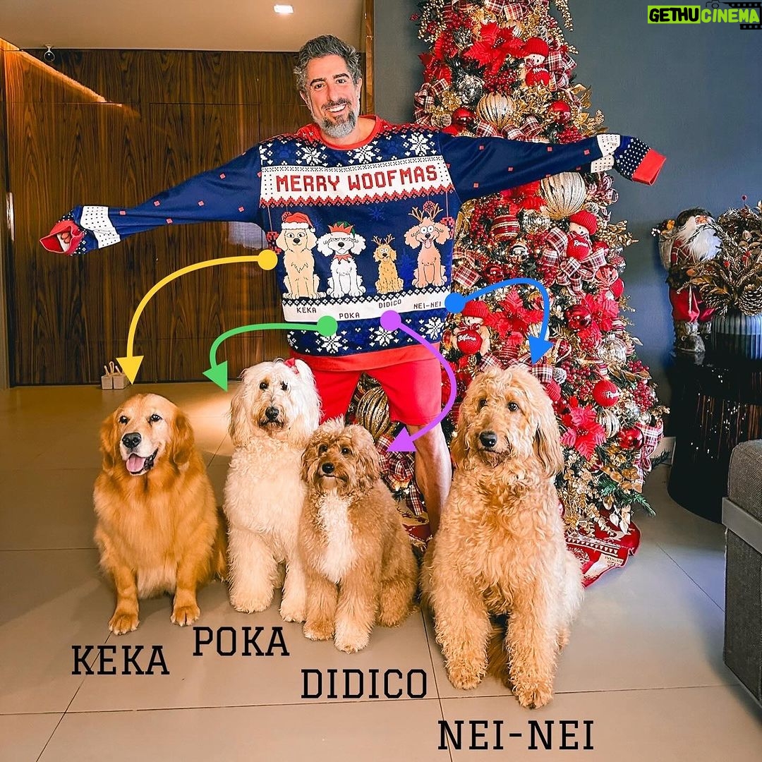 Marcos Mion - 131.7K Likes - Pai coruja que manda fazer suéter natalino com a foto das filhas!❤️
*E o segredo pra conseguir tirar a foto assim tá no carrossel!