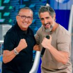 Marcos Mion Instagram - HAAAJA CALDEIRÃO!!! 🫶🏻 . Amanhã vamos fazer um programa muito especial pra lenda: @galvaobueno. . Vamos passar por muitas histórias, momentos e memórias marcantes dessa trajetória única. Além, claro, de uma aula de golfe com quem entende de verdade. 😂⛳️ . Tá imperdível! Esperamos vocês às 15:50 na tela da @tvglobo 💥 Estúdios Globo