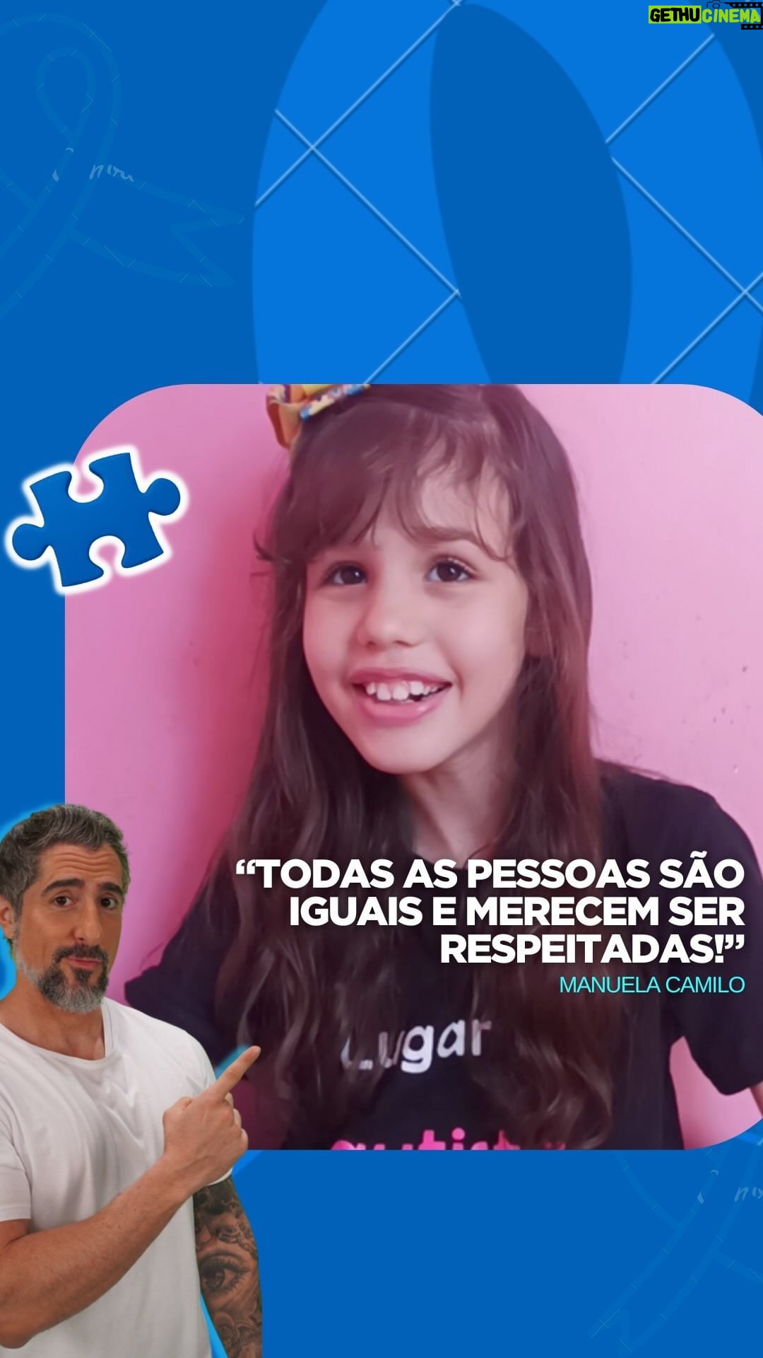 Marcos Mion Instagram - PERCEBEU ISSO?👇😍 No emocionante depoimento da Manu (@mundo_da_manu_tea), ela se apresenta como Instagrammer, Jiujitera, dançarina, teatreira e, só por último, fala que é autista! Com certeza, uma vitória da sua mãe Daiana, a voz que vocês escutam no vídeo. Afinal, fazer ela entender que essa condição não a define é uma parte importante do desenvolvimento e que vai fazer a diferença em toda sua vida! Sempre bato nessa tecla aqui: o autismo NÃO é uma doença, é apenas uma condição, uma variação na maneira de perceber e interagir com o mundo e, por isso, não deve ser rótulo de ninguém. O verdadeiro entendimento e respeito sobre o autismo começa quando reconhecemos a individualidade e a diversidade de cada um. CURTA, COMENTE E AJUDE A ESPALHAR ESSA MENSAGEM 💙🩵 #Autismo #Autism