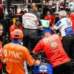 Marcus Ericsson Instagram - Tough day yesterday getting involved in a crash at the end of practice. No where to go and a hard hit. My no8 crew with help from people from all @chipganassiracing cars have done a great job over night building me a new car. Very thankful of that 🙏🏻. Bring on Q and race today! #ME8 #INDYCAR World Wide Technology Raceway