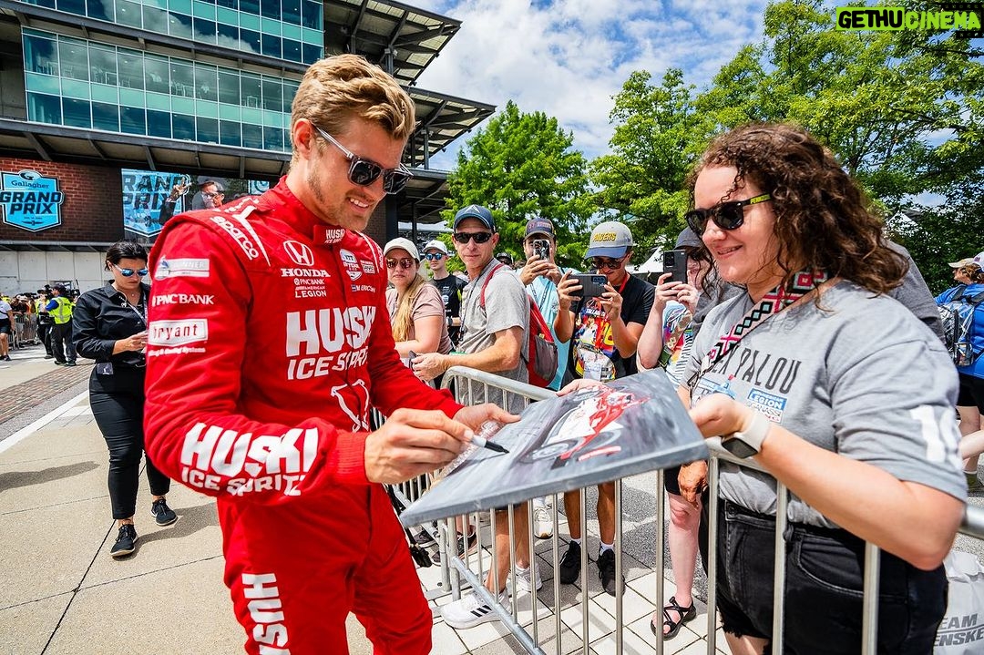 Marcus Ericsson - 4.5K Likes - P17➡️P10 in yesterdays race at @indianapolismotorspeedway . Did some good overtakes and felt like we had pace for more. But difficult to make it to the front when starting so far back on this track.
Congrats @scottdixon9 on the W 👏🏻👑
#ME8 #INDYCAR
@huskiicespritz
@chipganassiracing
@hondaracing_hpd