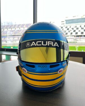 Marcus Ericsson Instagram - New helmet alert 🚨🔥 my Daytona 24 special by @troyleedesigns . Love the strong Ronnie P influences 🇸🇪 What do you think? 🤩 

@wtrandretti 
@acura 
@hondaracing_us 
@bauhaussportklubb 
@modoeyewear 
@bellracinghq