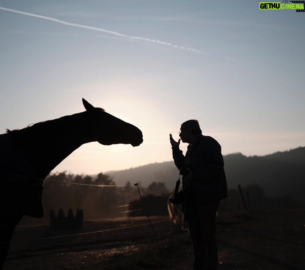 Marek Adamczyk Instagram - Já někdy nevím, co sem mám dávat. Tahle fotka se například jmenuje: Můj otec si povídá s koněm. Mám ji moc rád, protože tátu vystihuje dokonale. Rád si povídá. A jen tak to nevzdává. A taky mi připomíná, jak rád fotim:) Napište mi sem do komentářů, jaký druh fotek byste tady rádi viděli. Potřebuju inspiraci🙈 @fujifilmcz #xs10