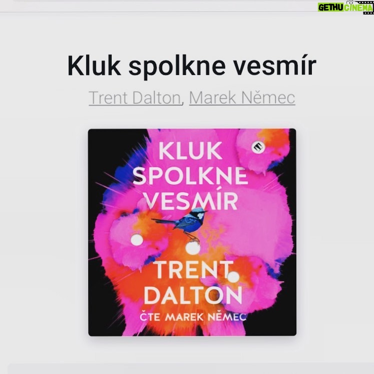 Marek Němec Instagram - Dostal jsem důvěru a tak jsem vám načetl tento Napínák,užijte si to a dejte vědět.Bylo to zábavný!