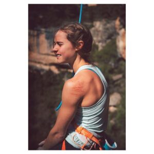 Margo Hayes Instagram - Once upon a time in Siurana, 6 years ago today, just after my 19th birthday, I climbed La Rambla. I could not have foreseen how this moment would affect my climbing, my career, and my life. Both the sweet and the sour that followed this send, I had never anticipated. The lessons that this ascent has taught me have been invaluable. I am forever grateful for it all, because the good times and the tough each had some unique wisdom to offer me and have helped create me into the woman I am today. Thank you, La Rambla. ♡︎ 👼🏼
.
Pc: @honngy ✩
.
@thenorthface @thenorthface_climb @frictionlabs @lasportivana @lasportivagram @petzl_official