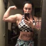 Maria Spiro Instagram - gotta get a license for these guns 👅