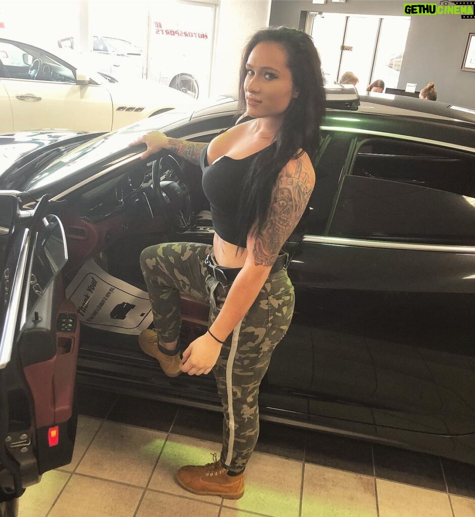 Maria Spiro Instagram - Maria gets what Maria wants. If Maria wants a new car, she gorilla presses the sales rep. Follow @mr_eric_garcia if you’re lookin for a new whip 🔥 Showcase Motorsports