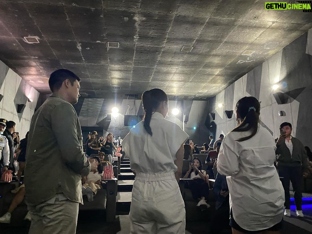 Marian Rivera Instagram - Marian Rivera and Dingdong Dantes at the #RewindMMFF Block Screening of Luxe Skin 🍿 📍 SM Megamall Director’s Club Thank you for taking your greatest loves to watch REWIND today! 💚⏪ #RewindNowShowing in MORE CINEMAS NATIONWIDE! #SalamatLods #MMFF2023