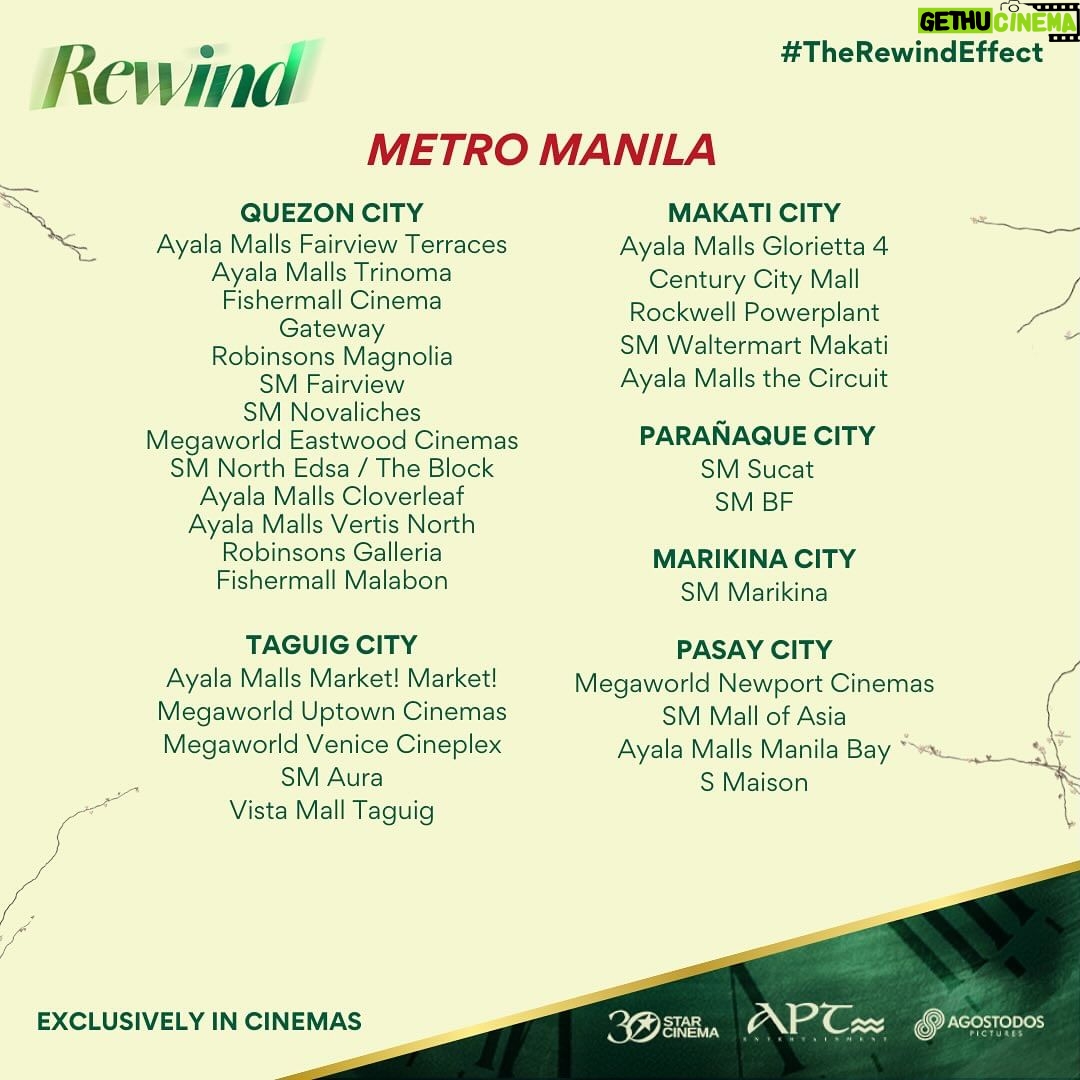 Marian Rivera Instagram - THANK LODS ITβS FRIDAY & MORE CINEMAS PA TODAY! ππΌπ Dininig ni Lods ang wish natin! Mag-REWIND na ulit this weekend bago matapos ang taon! βοΈβͺ #RewindNowShowing in MORE CINEMAS NATIONWIDE! #RewindMMFF #MMFF2023