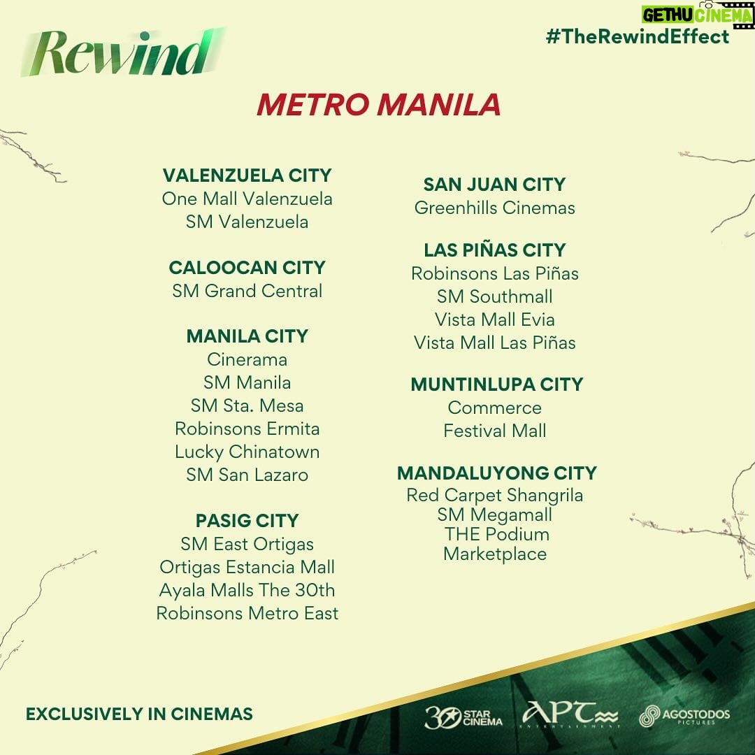 Marian Rivera Instagram - THANK LODS ITβS FRIDAY & MORE CINEMAS PA TODAY! ππΌπ Dininig ni Lods ang wish natin! Mag-REWIND na ulit this weekend bago matapos ang taon! βοΈβͺ #RewindNowShowing in MORE CINEMAS NATIONWIDE! #RewindMMFF #MMFF2023
