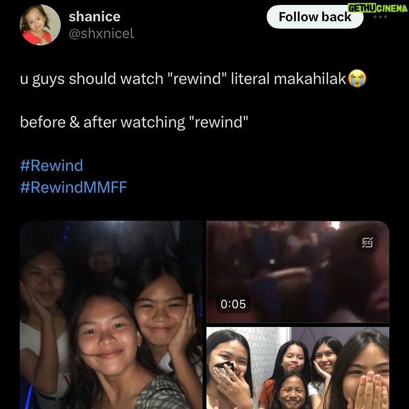 Marian Rivera Instagram - THANK LODS ITβS FRIDAY & MORE CINEMAS PA TODAY! ππΌπ Dininig ni Lods ang wish natin! Mag-REWIND na ulit this weekend bago matapos ang taon! βοΈβͺ #RewindNowShowing in MORE CINEMAS NATIONWIDE! #RewindMMFF #MMFF2023