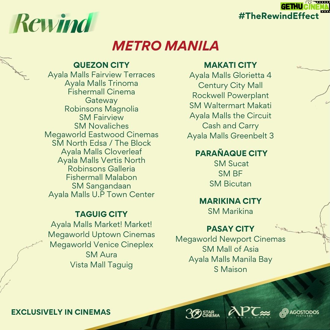 Marian Rivera Instagram - THANK YOU, LODS! THANK YOU PILIPINAS! MORE CINEMAS PA NGAYONG DAY 4 NG #REWINDMMFF πππΌπ Ibang klase ang great love at suporta niyo, mga lods! #TheRewindEffect is REAL and multiplying! π₯π₯π₯ #RewindNowShowing in cinemas nationwide! #MMFF2023