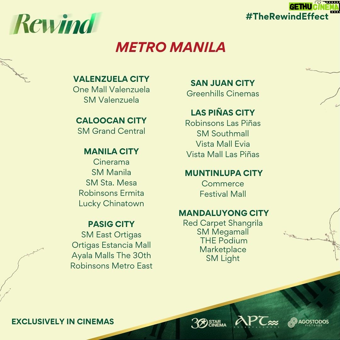 Marian Rivera Instagram - THANK YOU, LODS! THANK YOU PILIPINAS! MORE CINEMAS PA NGAYONG DAY 4 NG #REWINDMMFF πππΌπ Ibang klase ang great love at suporta niyo, mga lods! #TheRewindEffect is REAL and multiplying! π₯π₯π₯ #RewindNowShowing in cinemas nationwide! #MMFF2023