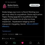 Marian Rivera Instagram – SOMETIMES, ALL WE NEED IS A GOOD CRY! #TheRewindEffect 😭🫂

Be grateful sa bawat chance na kasama ang greatest love. Kaya sulitin ang moments with them ngayong holiday season. Sama-samang mag-REWIND sa sinehan today! 💚⏪

#RewindNowShowing in cinemas nationwide! #RewindMMFF #MMFF2023