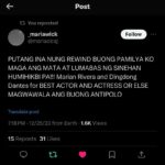 Marian Rivera Instagram - DONGYAN SUPREMACY! 💚🙌🏼 Sulit ang pananabik sa kanilang pagbabalik! Maraming salamat sa mas mainit na pagtangkilik ng #RewindMMFF ngayong DAY 2! Lods namin kayo! Sugod na sa mga sinehan habang may chance ka pang mag-REWIND with your greatest love ngayong holiday season! ⏪🎄 #RewindNowShowing in cinemas nationwide! #MMFF2023