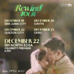 Marian Rivera Instagram - DON’T MISS! MAHIRAP NANG I-REWIND! 💚⏪ Abangan sina Dingdong Dantes, Marian Rivera at iba pang cast sa #RewindMMFF Tour at Celebrity Premiere! Follow Star Cinema pages for updates! Ngayong Pasko, ipadama ang greatest love niyo! Unahing mag-REWIND sa #MMFF2023! 🎄
