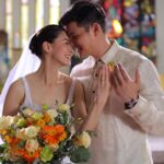Marian Rivera Instagram - Happy 9th Wedding Anniversary to our real-life John and Mary, Dingdong Dantes and Marian Rivera! 💚⏪ Be part of their great love story in #RewindMMFF—NOW SHOWING in MORE CINEMAS NATIONWIDE! 📷 Marvin Cawis #RewindNowShowing #MMFF2023