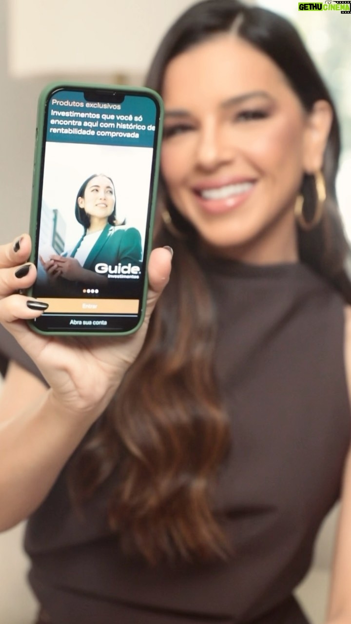 Mariana Rios Instagram - Abordagem personalizada, assessoria disponível para atender as suas necessidades, com um app fácil de utilizar e a segurança de @guideinvestimentos #IssoRende