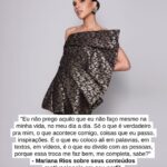 Mariana Rios Instagram - @marianarios canta, atua em TV e cinema, é apresentadora, criadora de conteúdo e escritora. Mineira de Araxá, estreou na televisão como Yasmin, em Malhação, da @tvglobo, na edição protagonizada por @sophiecharlotte1 e @caiocastro. Ainda na Globo, fez outras novelas: Araguaia, Além do Horizonte e Salve Jorge. Em 2016, abraçou o desafio de ser apresentadora de um reality musical. No anos seguintes, mostrou suas versões cantora e escritora: lançou o EP Eu e Você e o livro Basta Sentir, que reforça seu método de acreditar nos sonhos. Em 2021, lançou o projeto musical Basta Sentir Deus, um EP autoral que traz canções como forma de oração. Na @recordtvoficial, substituiu @SabrinaSato em Ilha Record e atualmente, está à frente de @AGrandeConquista, outro formato original da emissora. 📌 Leia a entrevista na íntegra e garanta já a sua revista física através do nosso Whatsapp (link na bio). 📷: @miro_foto #TOPMagazine #MundoTOP #MarianaRios #Icônicos São Paulo, Brazil