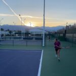 Marie Bouzková Instagram - Practice days in the Tennis Garden😍🌴☀️💪🏼 @bnpparibasopen Indian Wells Tennis Garden