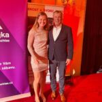 Marie Bouzková Instagram - Moc děkuji @prerostasvorcauto za pozvání na krásnou akci Noční Proud. Gratuluji všem vítězům za ocenění @ceskyrozhlas a také mi bylo ctí potkat paní Martu Kubišovou a @petrjandaolympic 😊 Vy mě sledujete a chodíte na tenis a já poslouchám vaše písničky a snažím si je zabrnkat😎😂🎾🎸 Palác Žofín