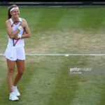 Marie Bouzková Instagram – Into the quarterfinals @wimbledon 🥺🍀 It means the world to me❤️ I appreciate your support, see you in the next round🙏🏼🐬 All England Lawn Tennis and Croquet Club