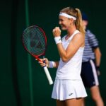 Marie Bouzková Instagram - Into the third round for the first time..🥰🍓🍀🐬 @wimbledon All England Lawn Tennis and Croquet Club