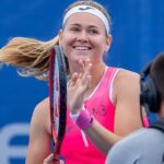 Marie Bouzková Instagram - Děkuji za podporu zase dneska, moc si to s vámi užívám🥰 @tennispragueopen Semis at home feeling🤗🍀🐬 #Pavellebeda @sportpics.cz TK Sparta Praha