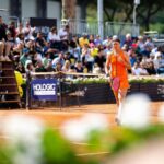 Marie Bouzková Instagram – Fun days in Rome🥰 Thank you partner @matteksands for not only sweet things on the court but also off!😂💪🏼 Can’t wait to play infront of Italian fans next year already @internazionalibnlditalia 🤗 Soon @rolandgarros !🤜🏼🤛🏼🐬 Foro Italico